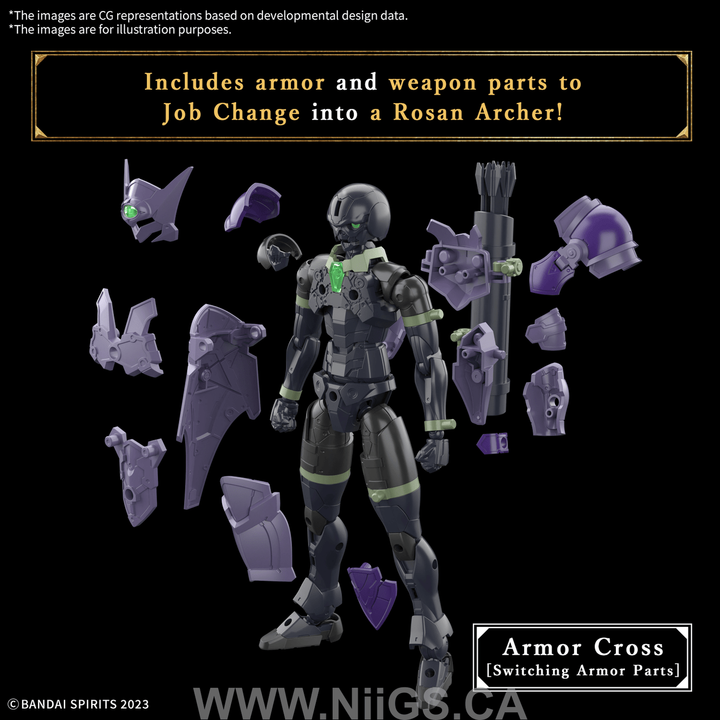 BANDAI HOBBY 30MF ROSAN ARCHER