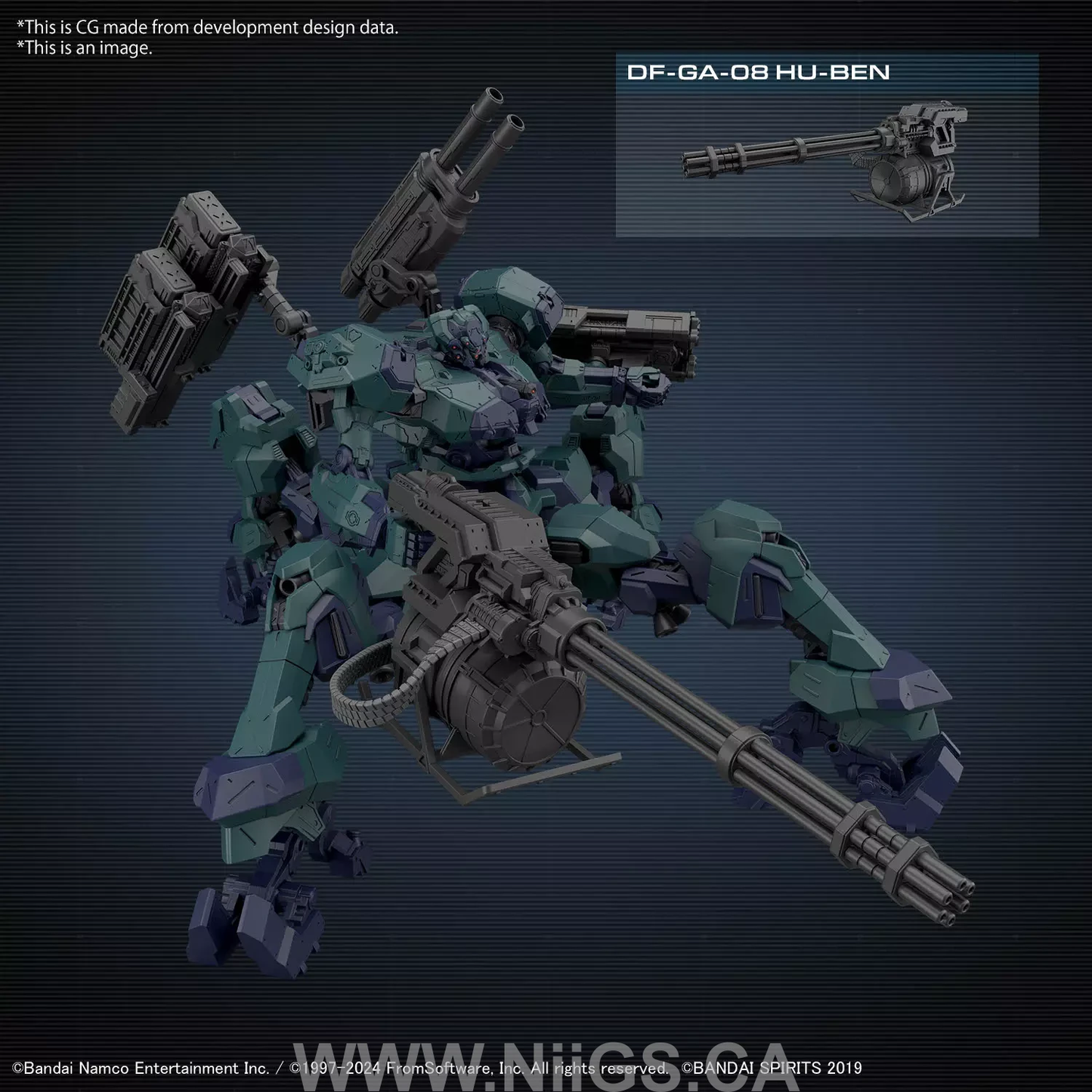 BANDAI Hobby 30MM ARMORED CORE Ⅵ FIRES OF RUBICON BALAM INDUSTRIES BD-011 MELANDER LIGER TAIL