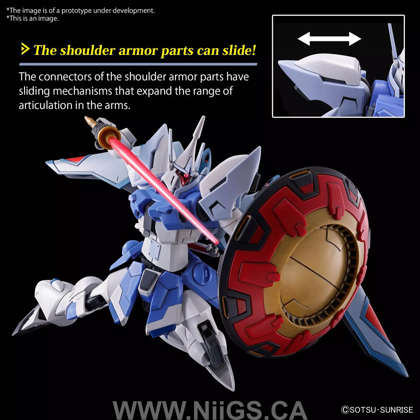 BANDAI Hobby HG 1/144 GYAN Strom (AGNES GIEBENRATH CUSTOM)