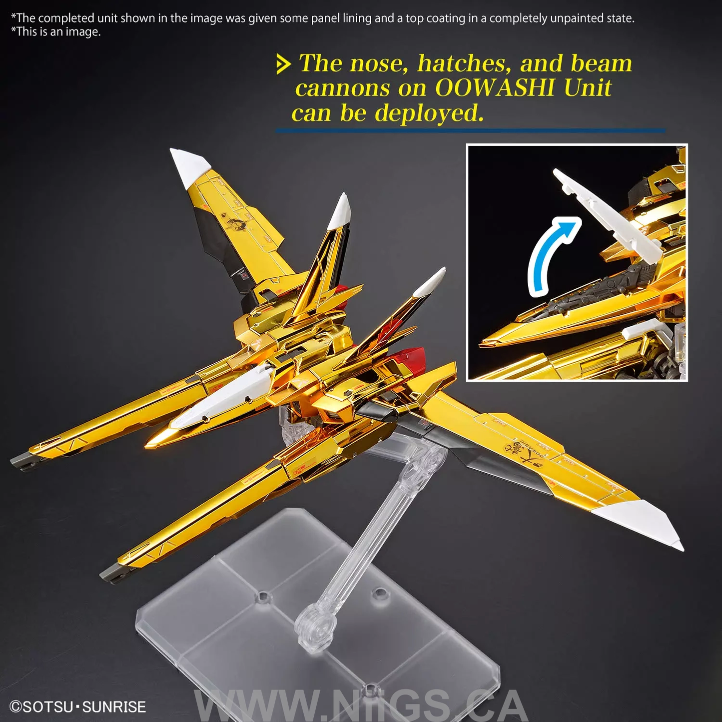 BANDAI Hobby RG 1/144 AKATSUKI GUNDAM OOWASHI unit