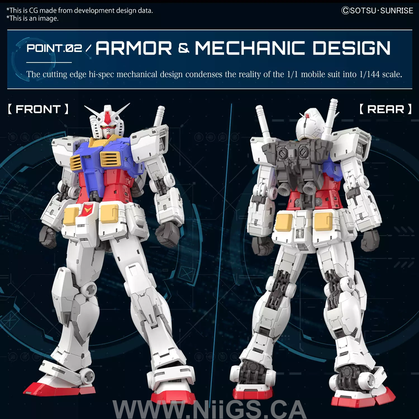 BANDAI Hobby RG 1/144 #40 RX-78-2 GUNDAM Ver.2.0