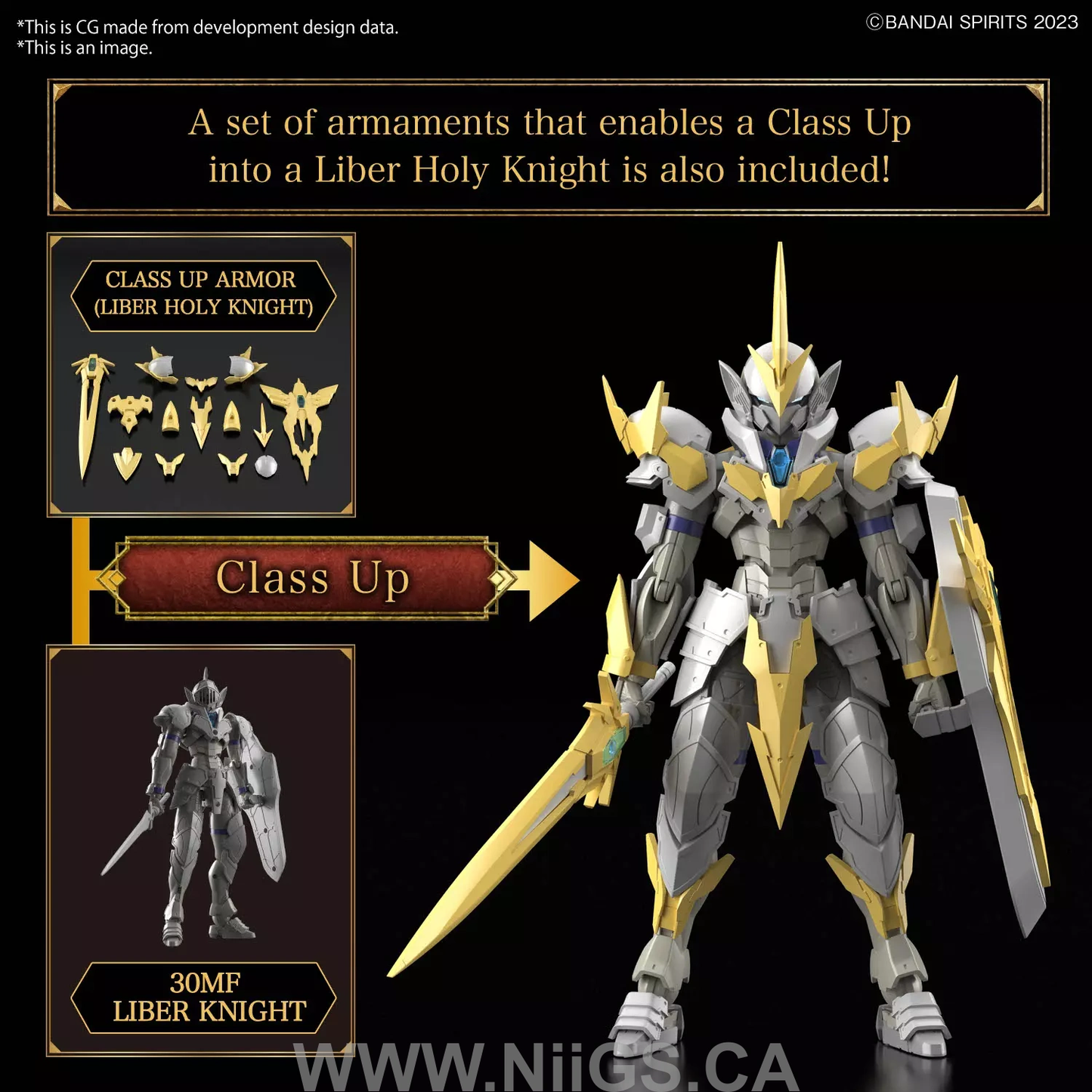 BANDAI Hobby 30MF LIBER HOLY KNIGHT