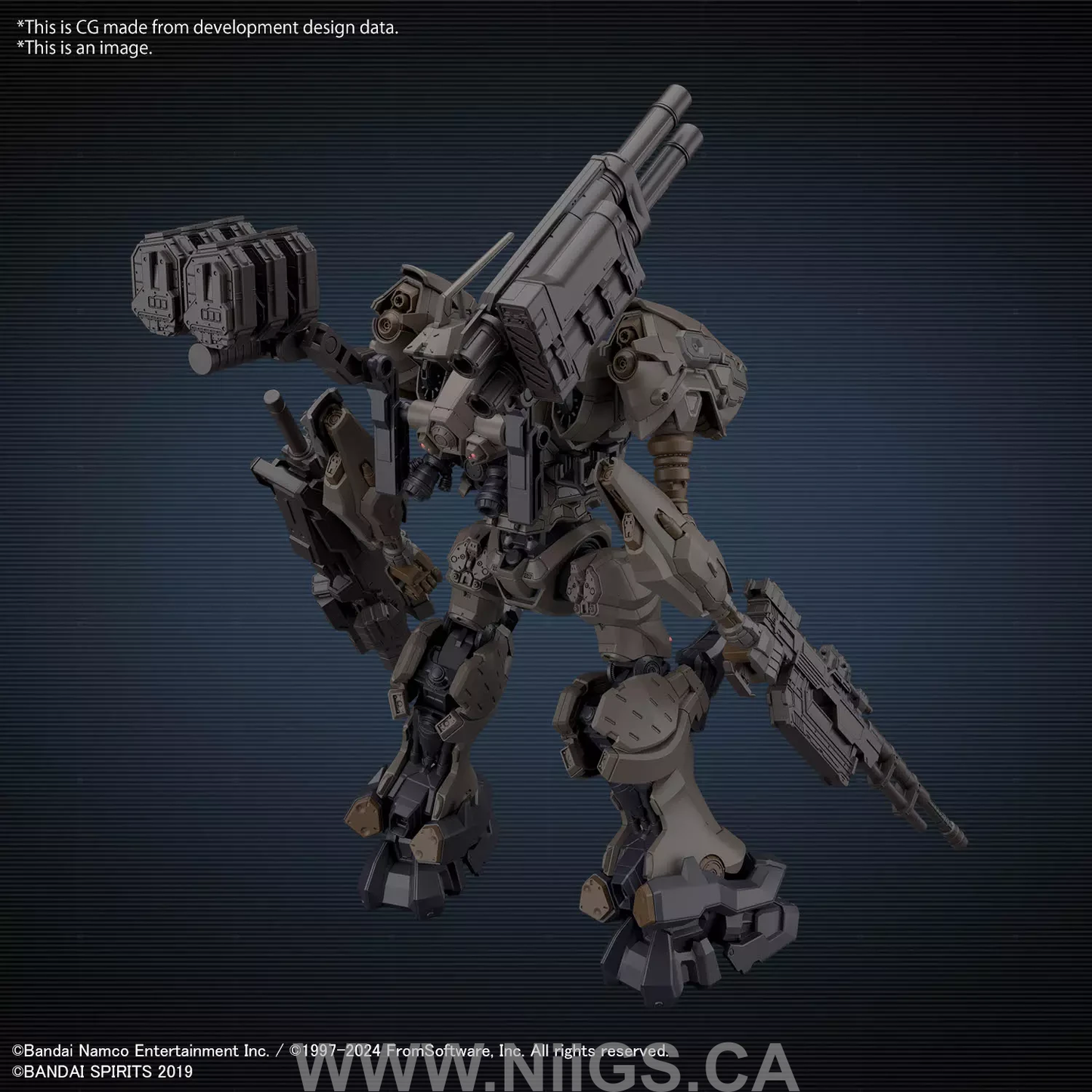 BANDAI Hobby 30MM ARMORED CORE Ⅵ FIRES OF RUBICON RaD CC-2000 ORBITER NIGHTFALL