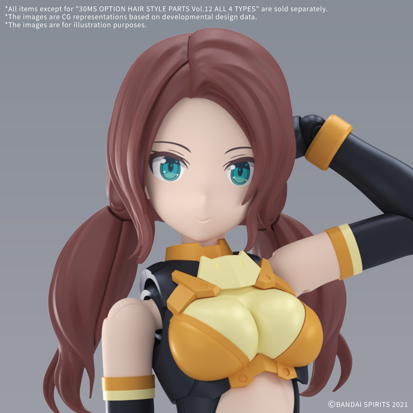 BANDAI HOBBY 30MS OPTION HAIR STYLE PARTS Vol.12 ALL 4 TYPES