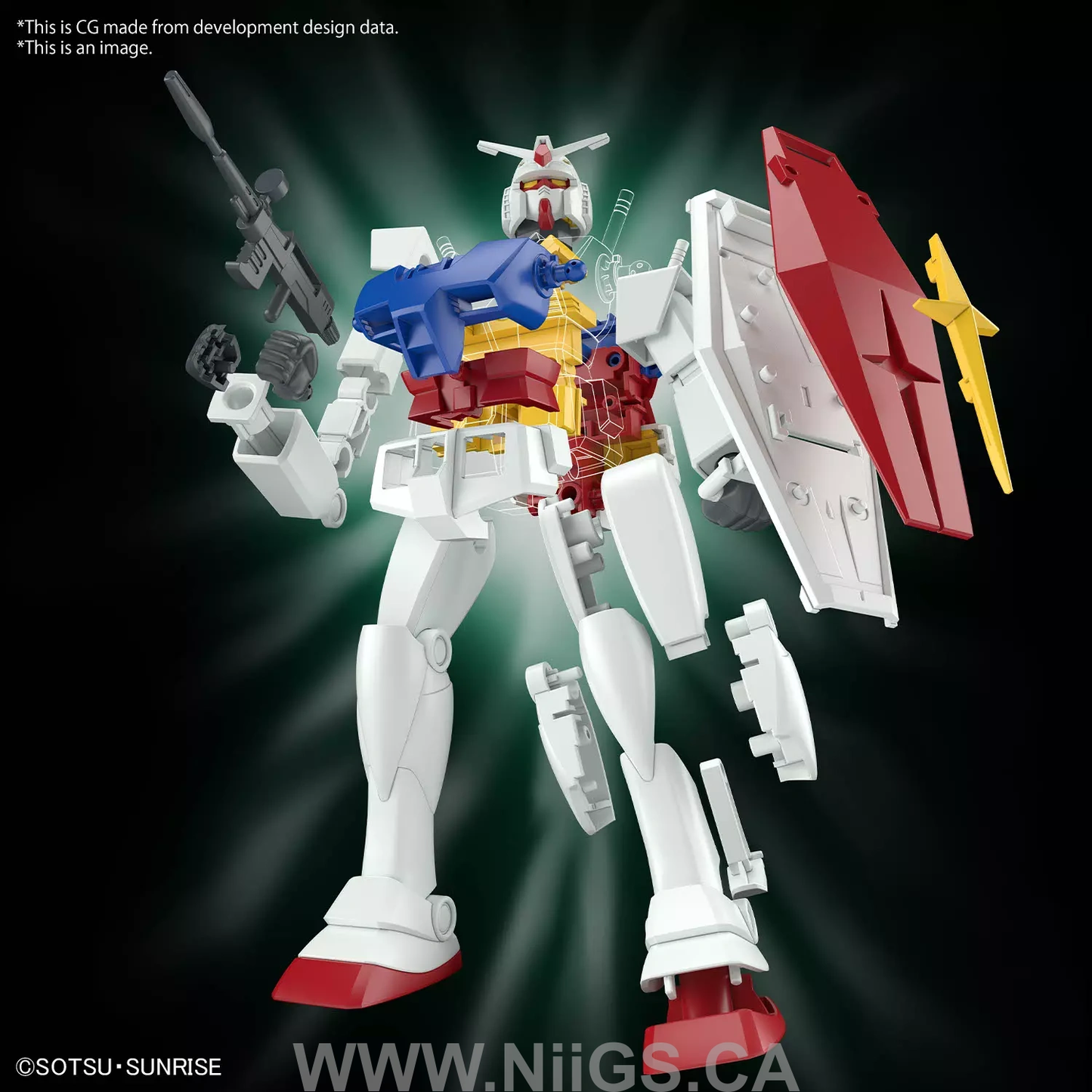 BANDAI HOBBY BEST MECHA COLLECTION 1/144 RX-78-2 GUNDAM (REVIVAL Ver.)