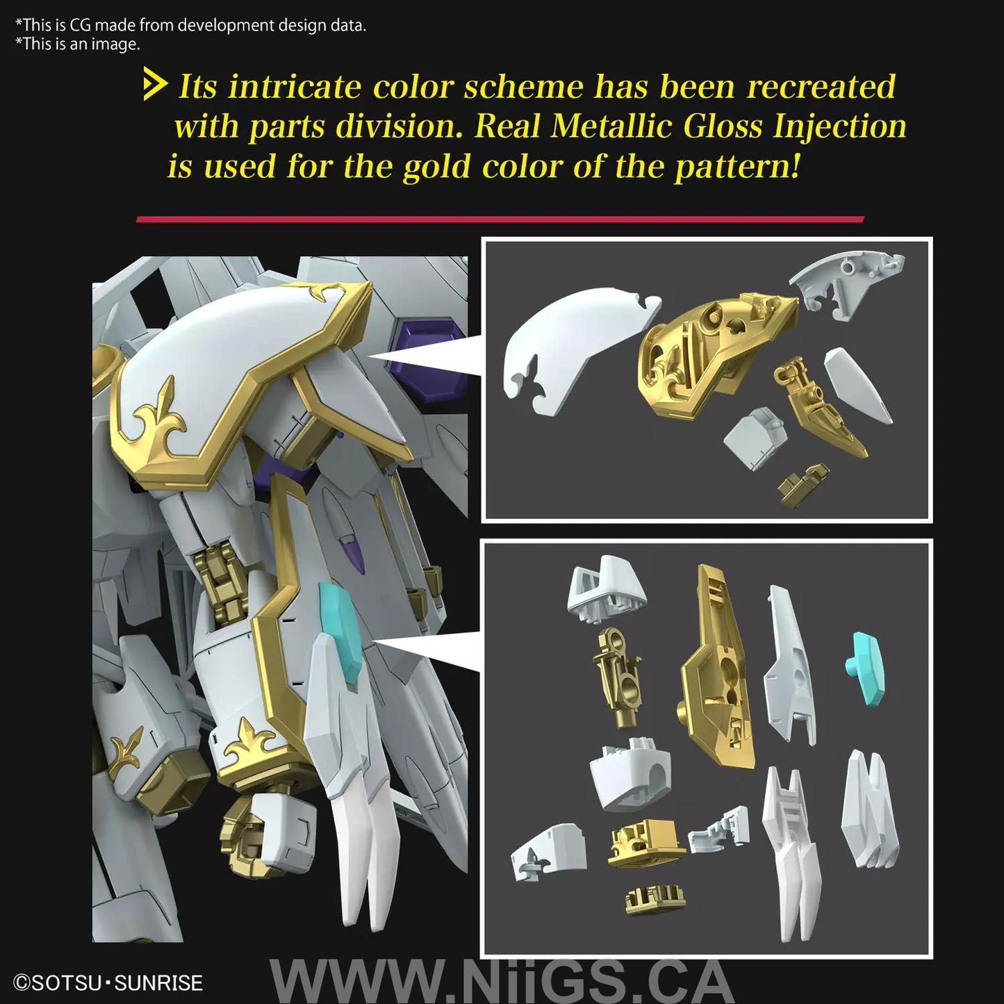 BANDAI Hobby HG 1/144 BLACK KNIGHT SQUAD Cal-re.A