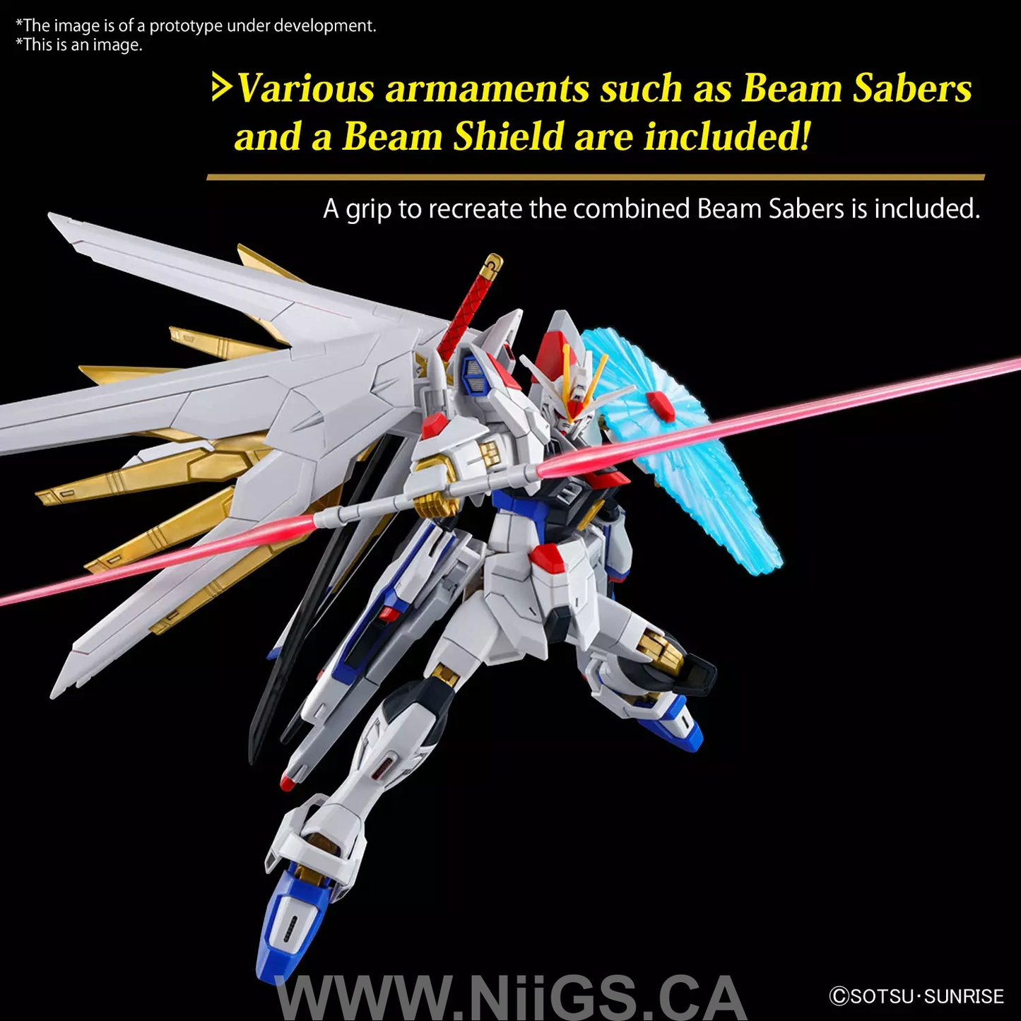 BANDAI HOBBY HG 1/144 MIGHTY STRIKE FREEDOM GUNDAM