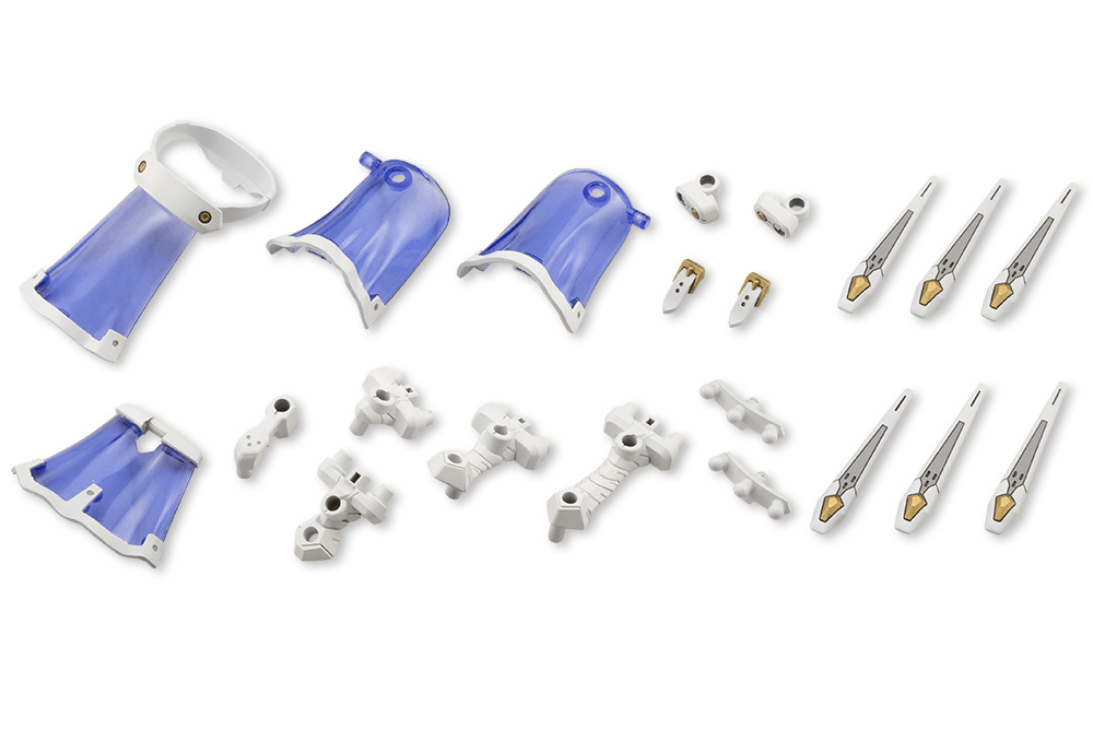 KOTOBUKIYA MECHA SUPPLY29 MISSION CLOAK WHITE Ver.