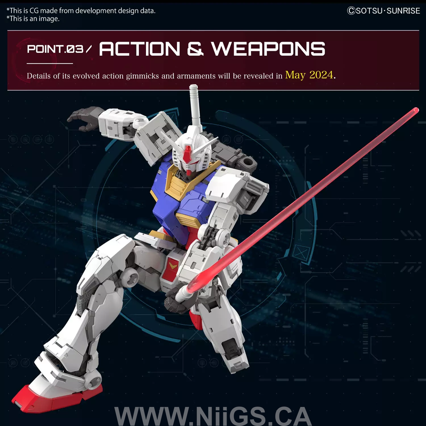 BANDAI Hobby RG 1/144 #40 RX-78-2 GUNDAM Ver.2.0