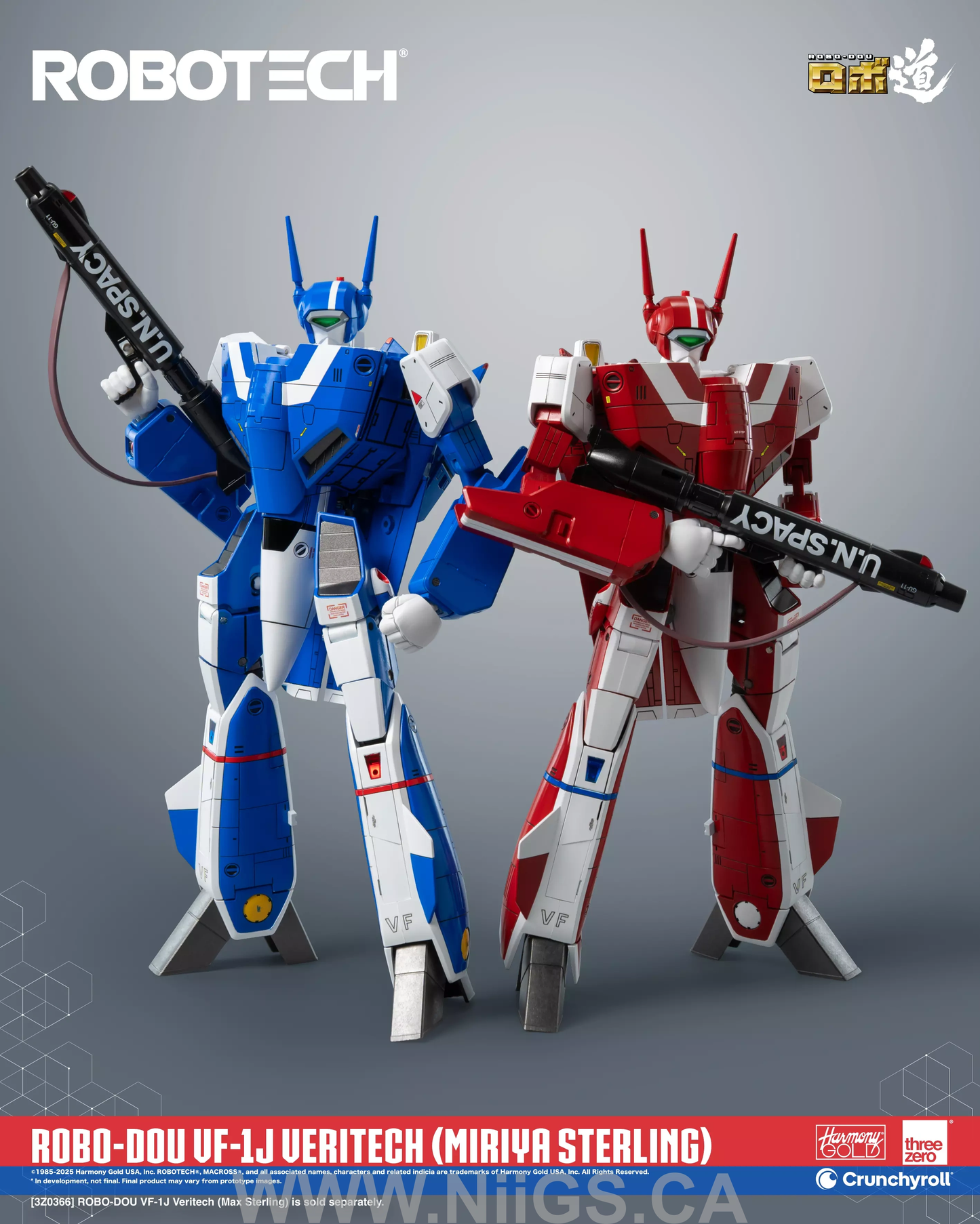 threezero ROBO-DOU ROBOTECH VF-1J Veritech (Miriya Sterling)