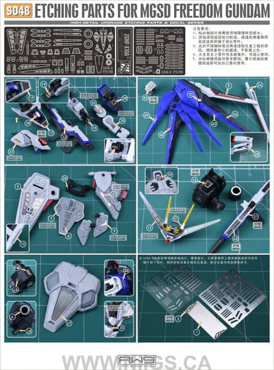 Madworks S048 Etching Parts for MGSD ZGMF-X10A Freedom Gundam
