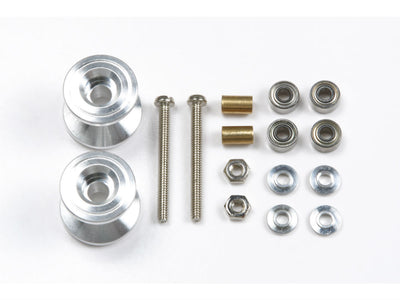 Tamiya 1/32 MINI 4WD Parts GP. Two-Tier Aluminum Roller Set (12-13mm)