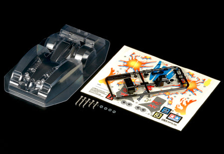 Tamiya 1/32 MINI 4WD Parts Tridagger XX Clear Body Set