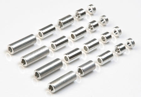 Tamiya 1/32 Mini 4WD Parts GP.473 Aluminum Spacer Set (12/6.7/6/3/1.5mm)