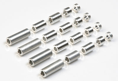 Tamiya 1/32 Mini 4WD Parts GP.473 Aluminum Spacer Set (12/6.7/6/3/1.5mm)