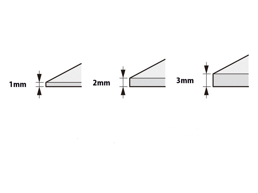 Tamiya 1/32 Mini 4WD Parts Brake Sponge Set (1, 2, 3mm White)