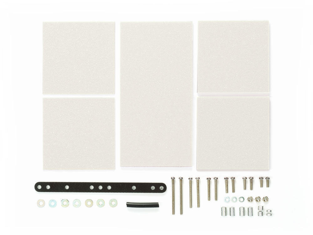 Tamiya 1/32 Mini 4WD Parts Brake Sponge Set (1, 2, 3mm White)