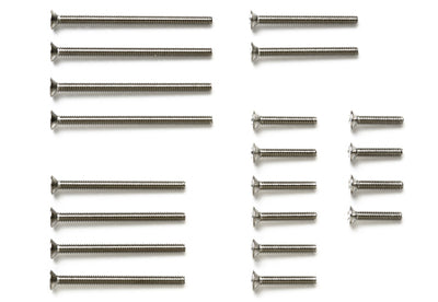 Tamiya 1/32 Mini 4WD Parts GP.510 Stainless Steel Countersunk Screw Set (10,12,20,25,30 mm)