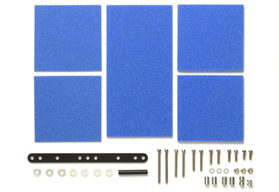 Tamiya 1/32 Mini 4WD Parts Brake Sponge Set (Mild, 1, 2, 3mm Blue)