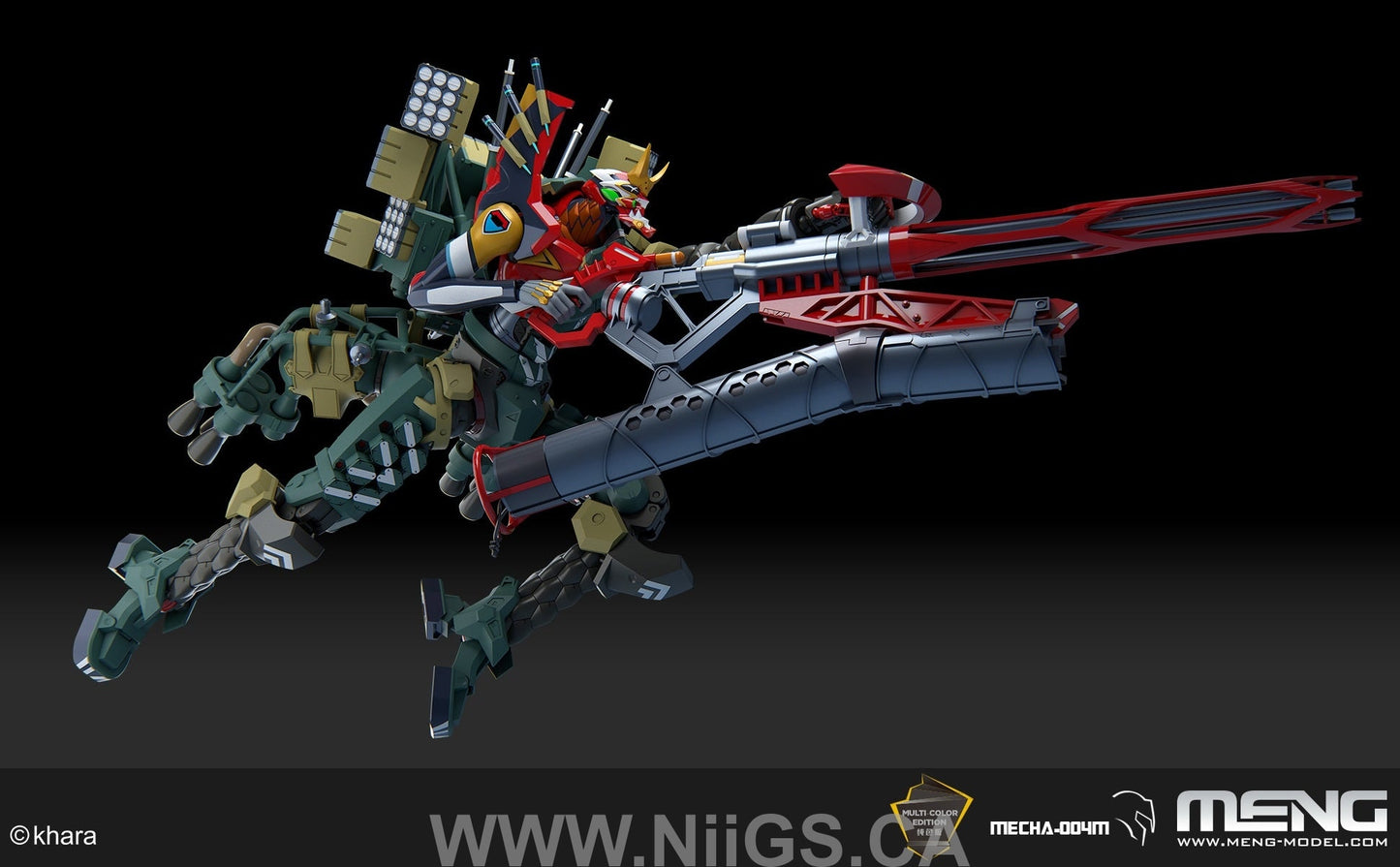 Meng Multipurpose Humanoid Decisive Weapon, Artificial Human Evangelion Production Model - New 02α (Multi-color Edition)