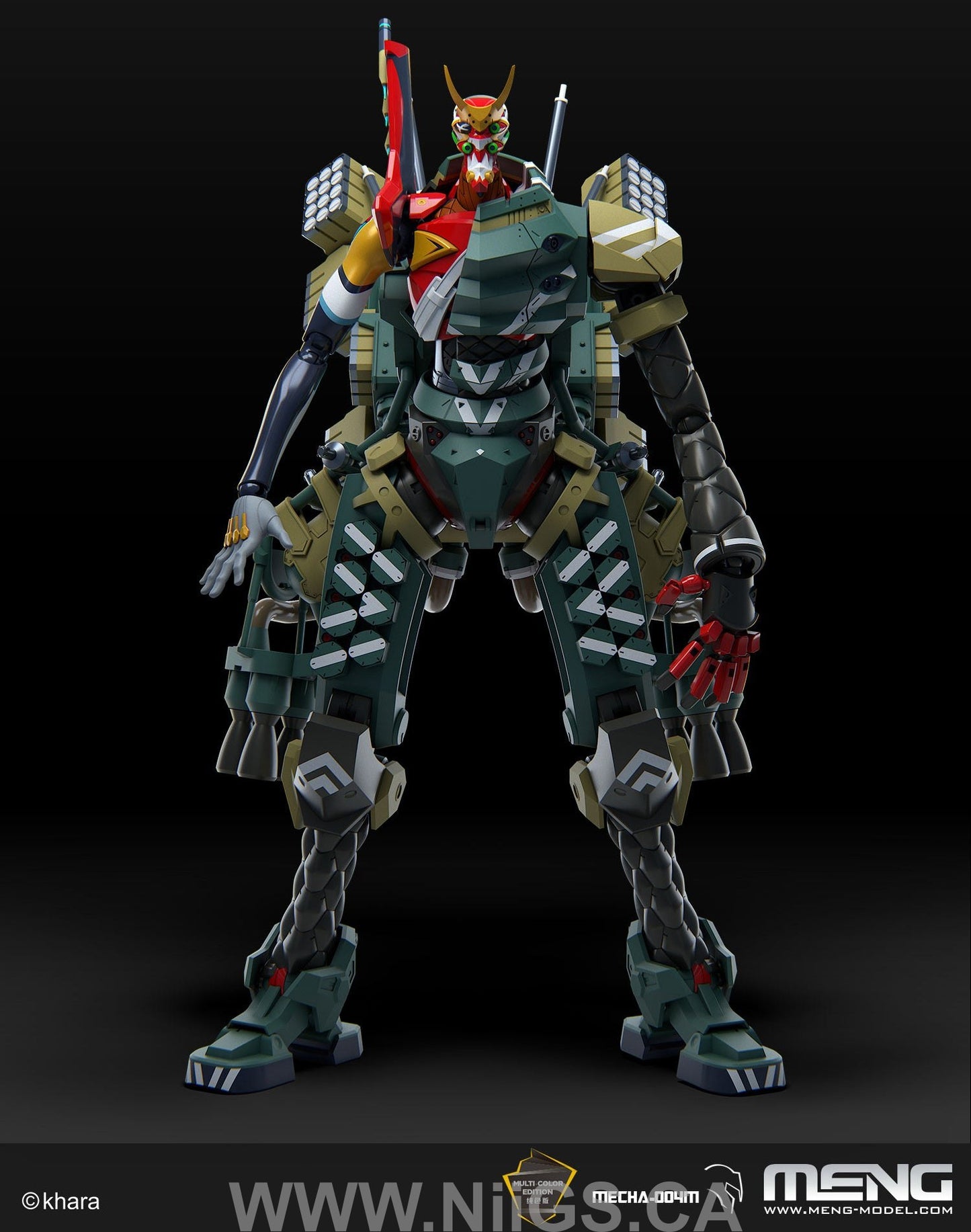 Meng Multipurpose Humanoid Decisive Weapon, Artificial Human Evangelion Production Model - New 02α (Multi-color Edition)