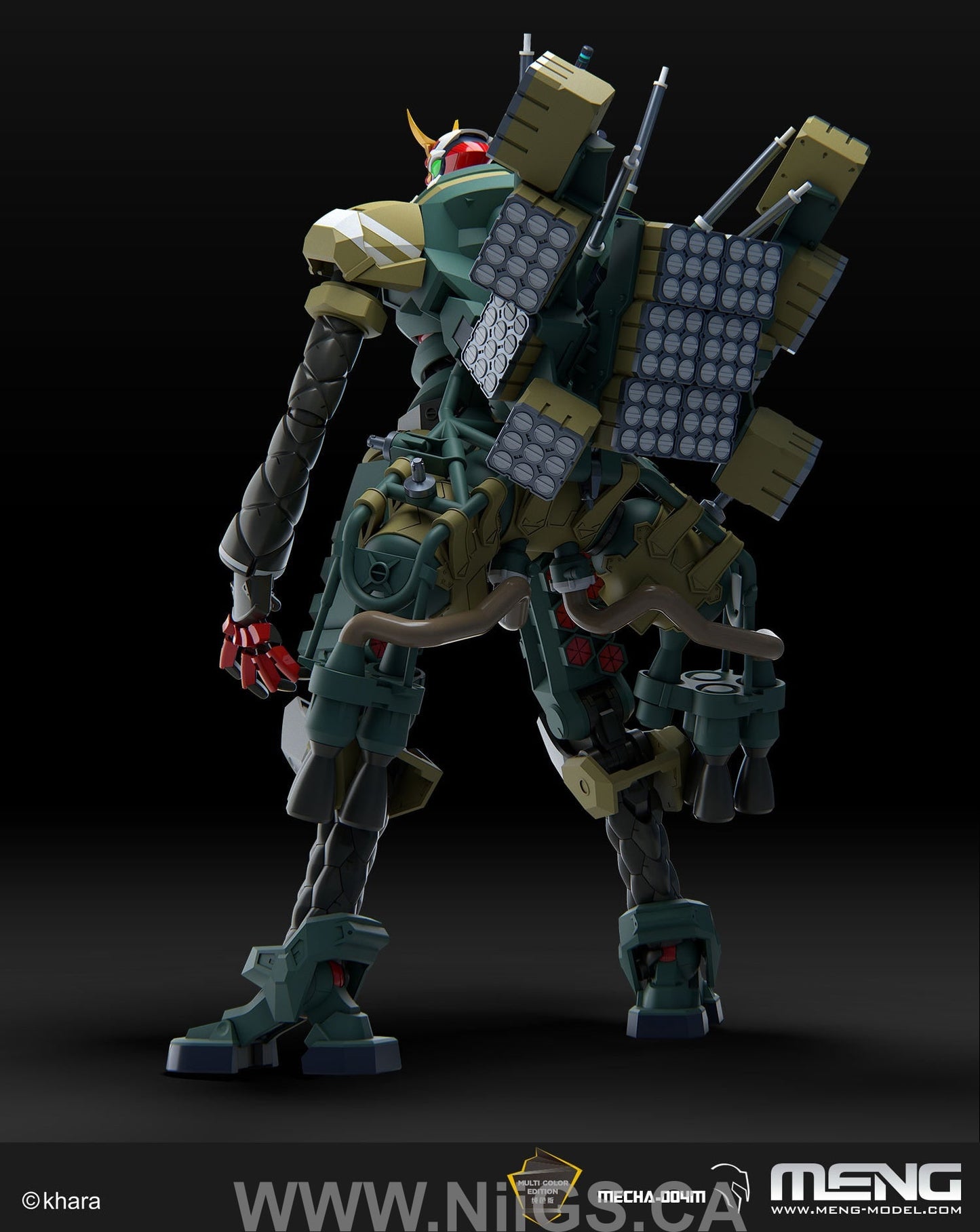 Meng Multipurpose Humanoid Decisive Weapon, Artificial Human Evangelion Production Model - New 02α (Multi-color Edition)