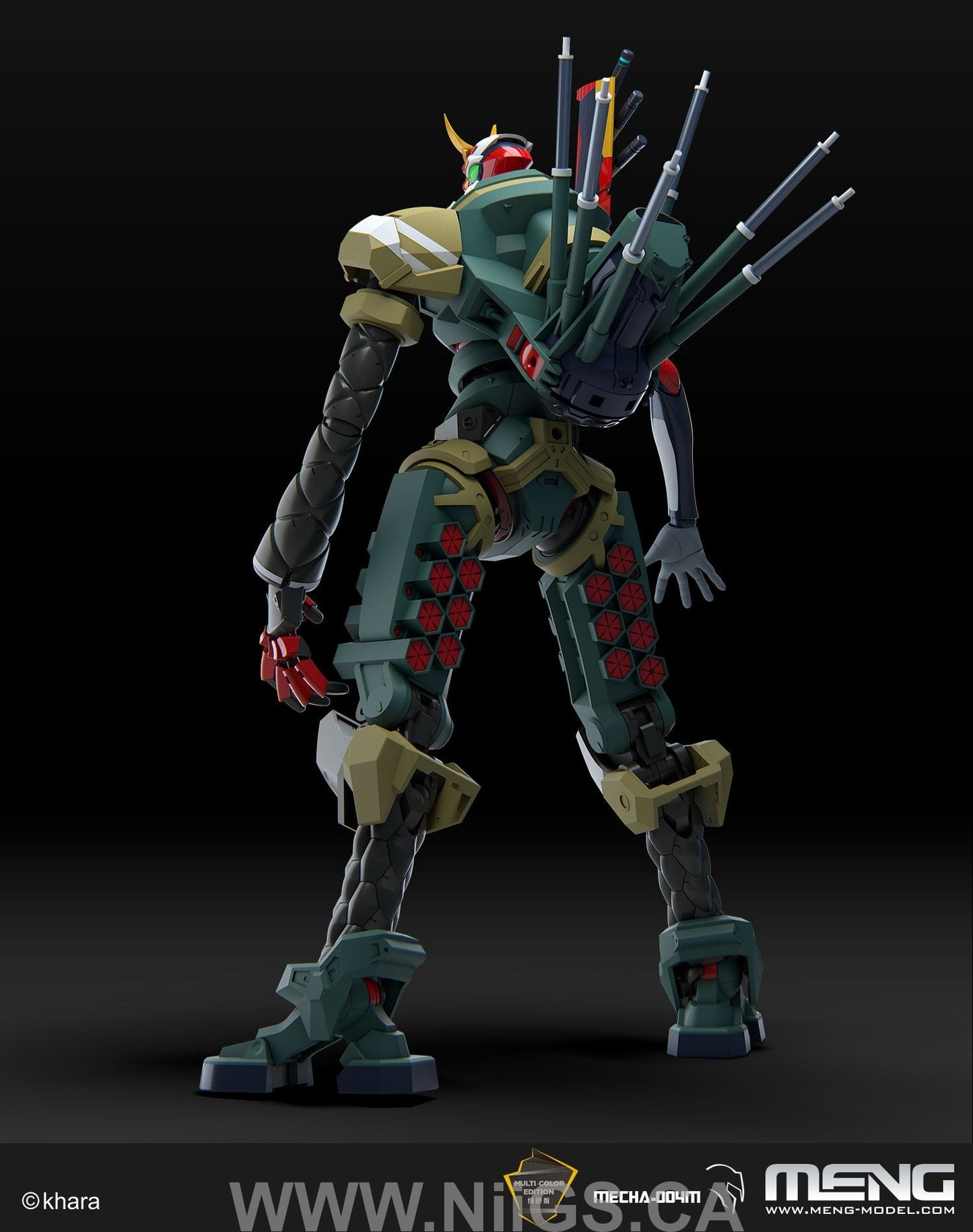 Meng Multipurpose Humanoid Decisive Weapon, Artificial Human Evangelion Production Model - New 02α (Multi-color Edition)