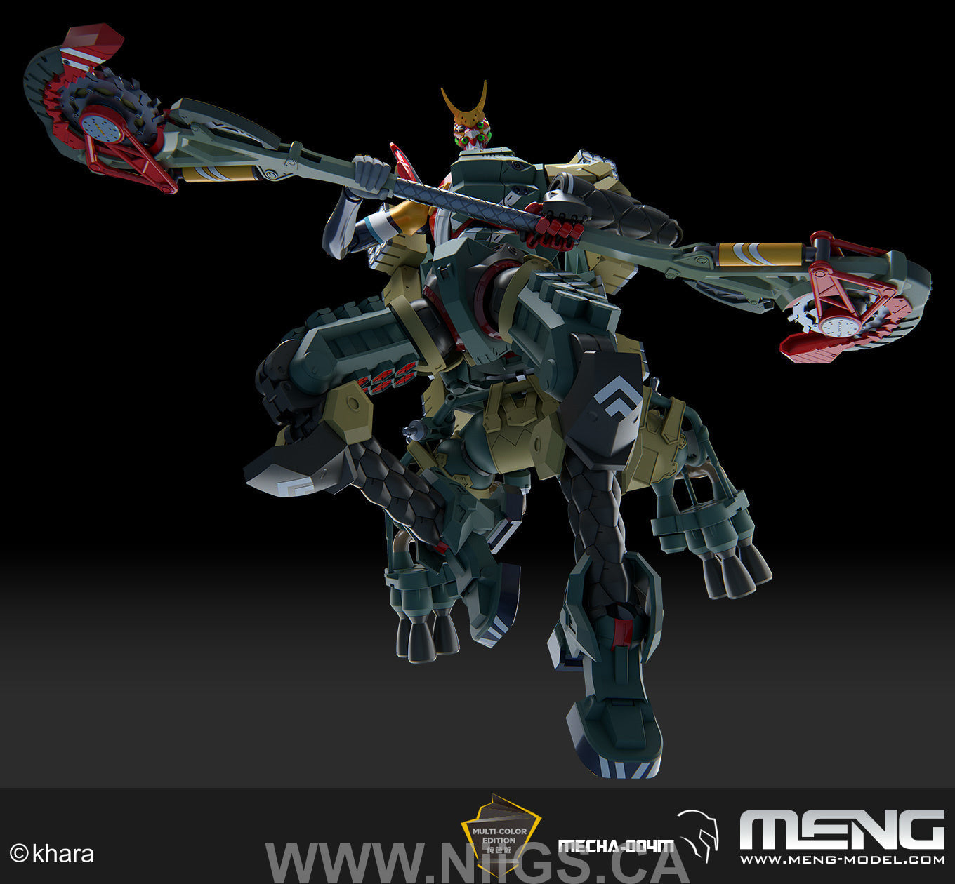 Meng Multipurpose Humanoid Decisive Weapon, Artificial Human Evangelion Production Model - New 02α (Multi-color Edition)