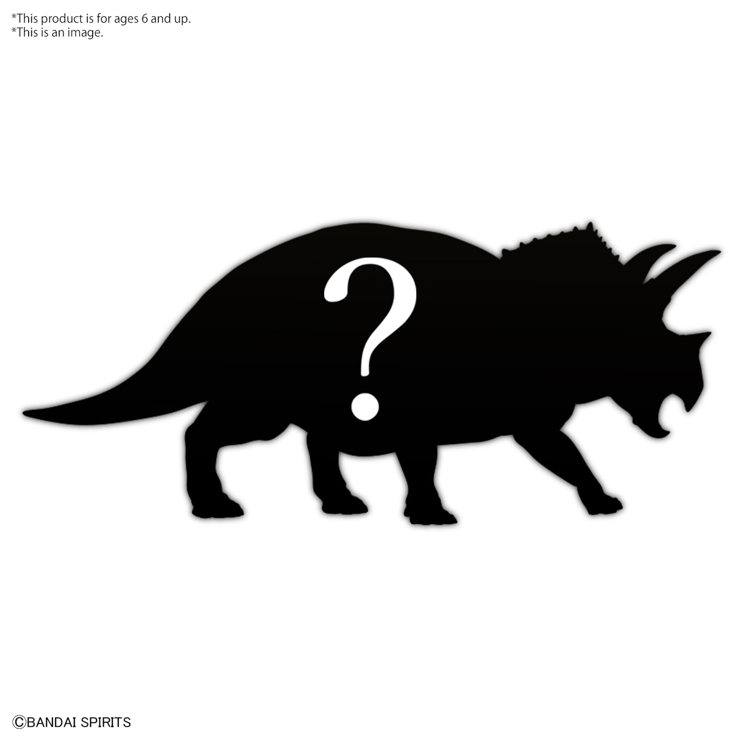 BANDAI New Dinosaur Plastic Model Kit Brand Triceratops