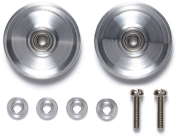 Tamiya 1/32 MINI 4WD Parts GP.522 HG 17mm Aluminum Ball-Race Rollers (Ringless)