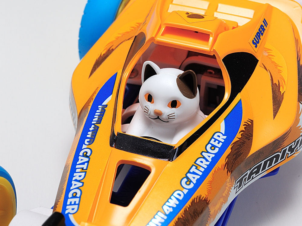 Tamiya 1/32 MINI 4WD JR Cat Racer (Super II Chassis)