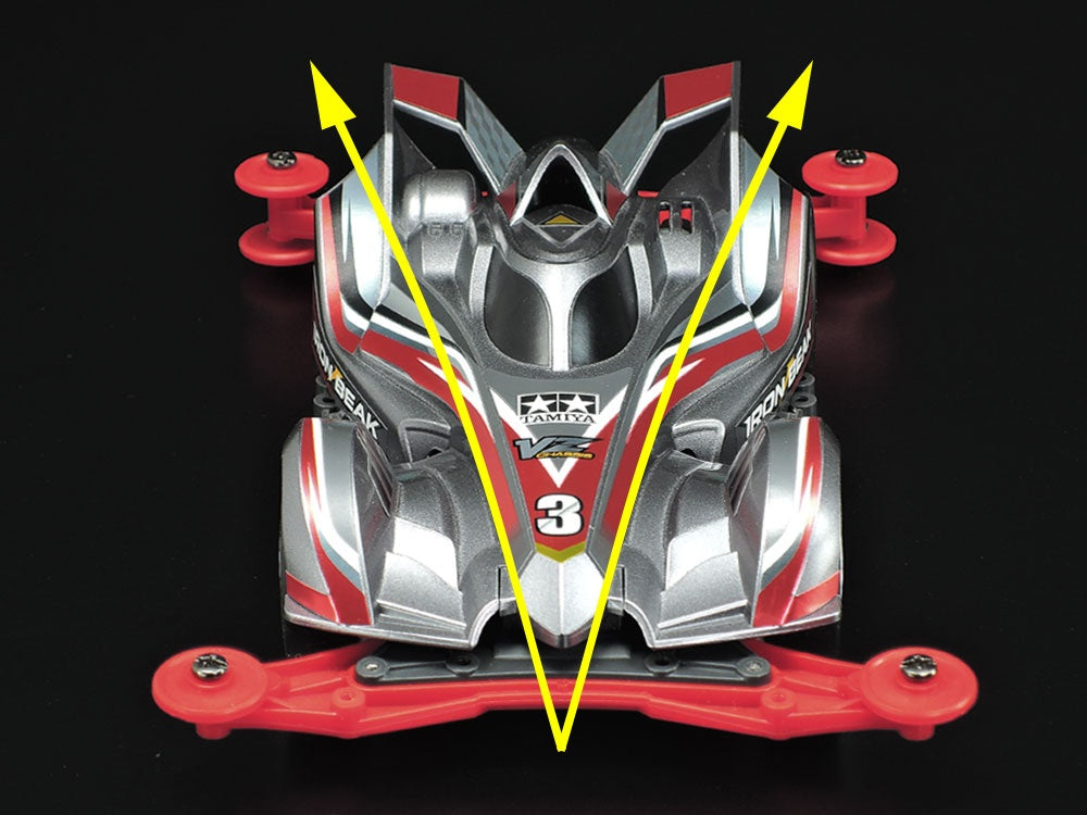 Tamiya 1/32 MINI 4WD Iron Beak (VZ Chassis)