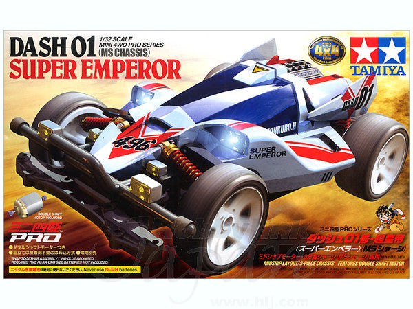 Tamiya 1/32 MINI 4WD Dash-01 Super Emperor (MS Chassis)