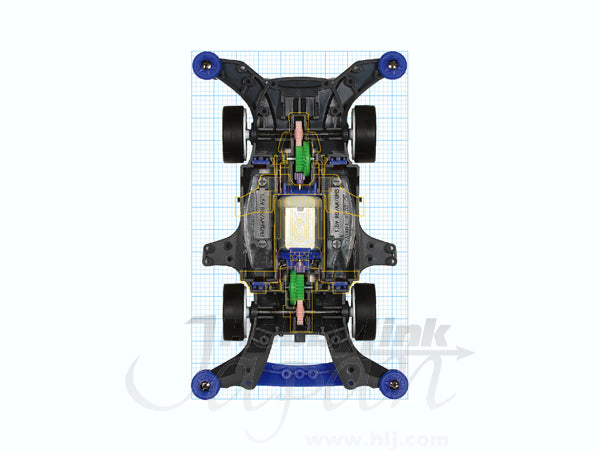 Tamiya 1/32 MINI 4WD Blast Arrow (MA Chassis)