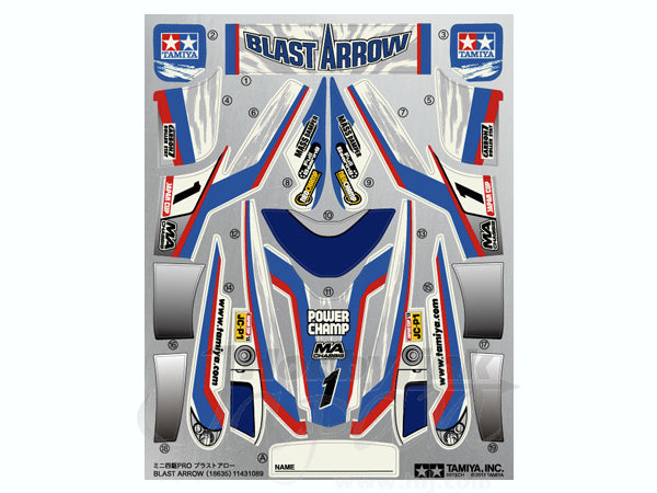 Tamiya 1/32 MINI 4WD Blast Arrow (MA Chassis)