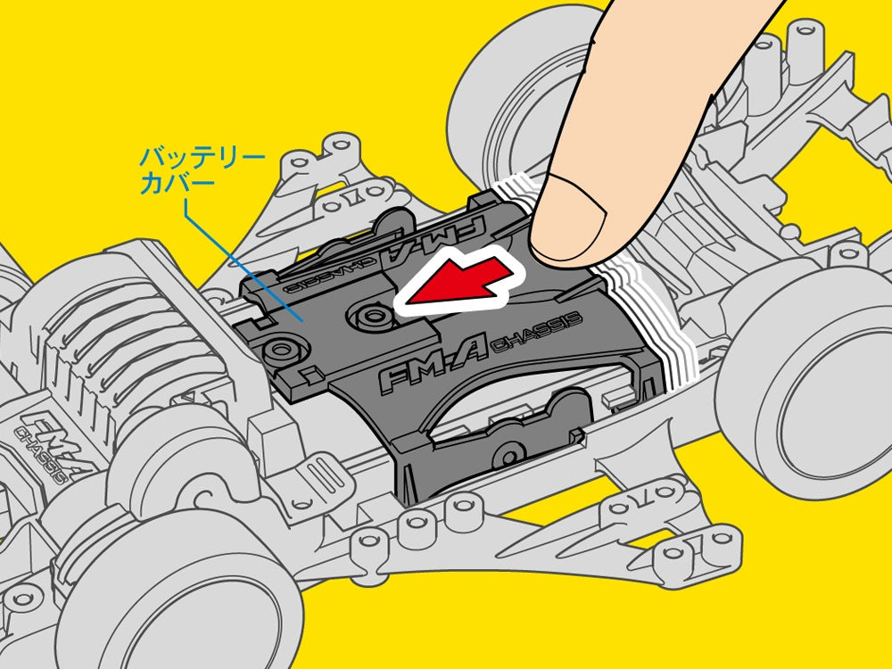 Tamiya 1/32 MINI 4WD Rowdy Bull (FM-A Chassis)
