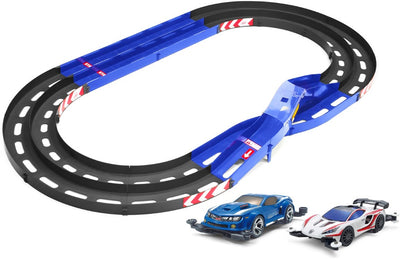 Tamiya 1/32 Mini 4WD Oval Home Circuit (TWO-LEVEL LANE CHANGE) plus ROWDY BULL & IGNITION