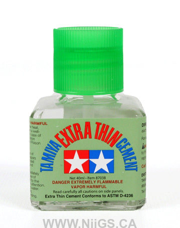 TAM87038 Tamiya Extra-Thin Cement (40ml)