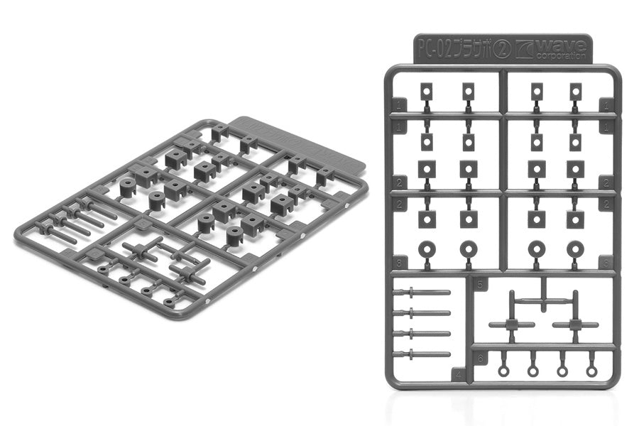 Wave PLASTIC SUPPORT Polycaps for Movable Mecha Joints