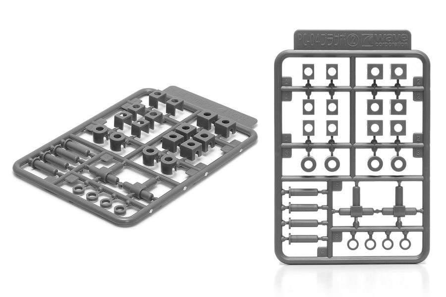 Wave PLASTIC SUPPORT Polycaps for Movable Mecha Joints