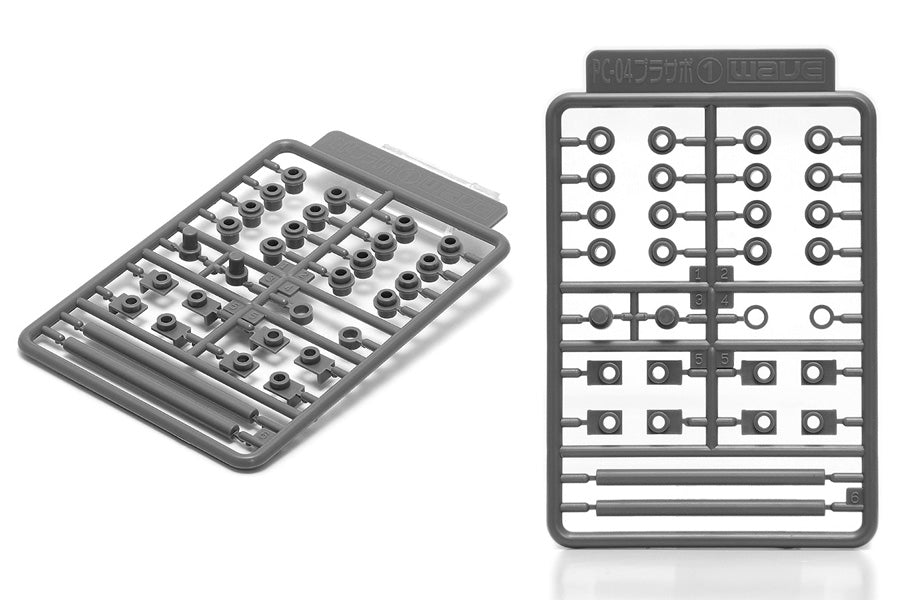 Wave PLASTIC SUPPORT Polycaps for Movable Mecha Joints