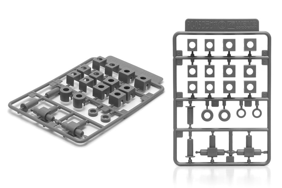 Wave PLASTIC SUPPORT Polycaps for Movable Mecha Joints