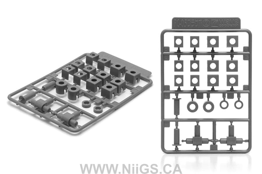 Wave PLASTIC SUPPORT Polycaps for Movable Mecha Joints
