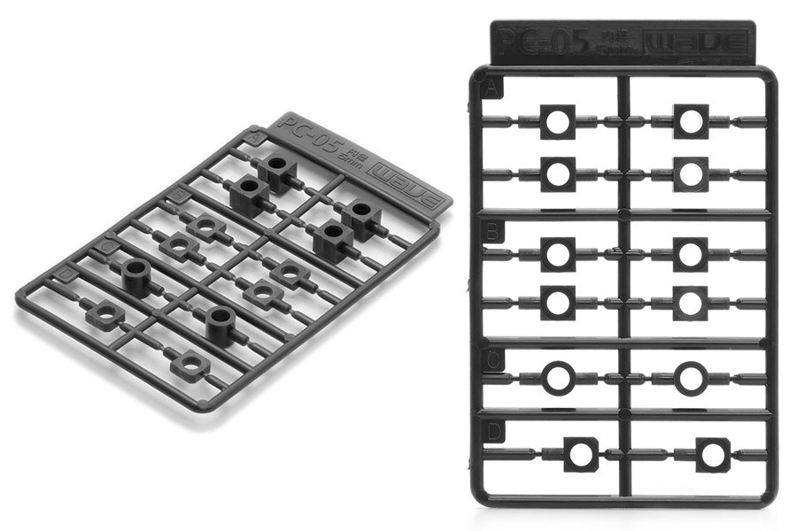 Wave PE SLEEVE Poly Caps and Connectors for Moving Mecha Parts