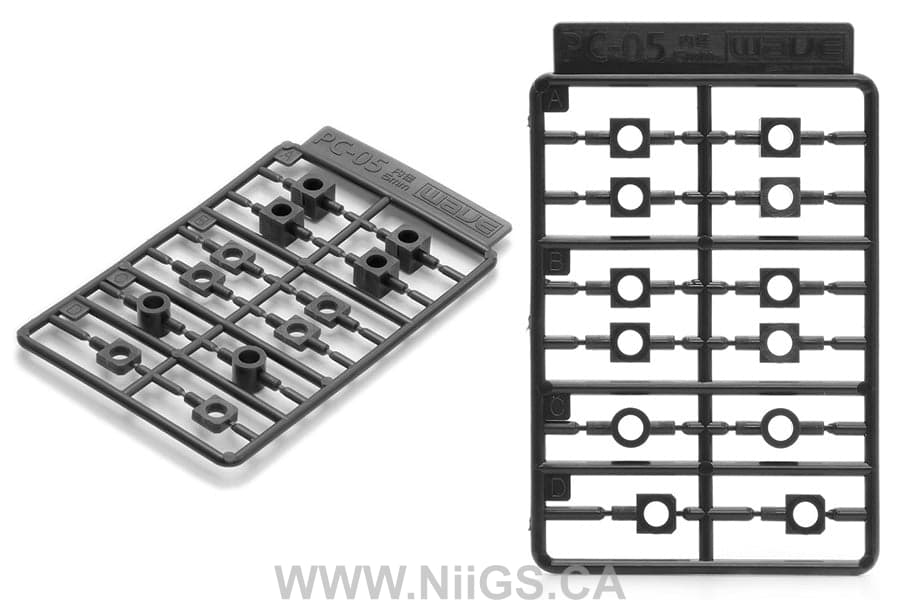 Wave PE SLEEVE Poly Caps and Connectors for Moving Mecha Parts