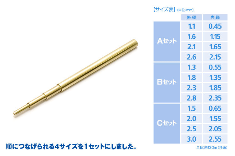 Wave NEW C Brass Pipes