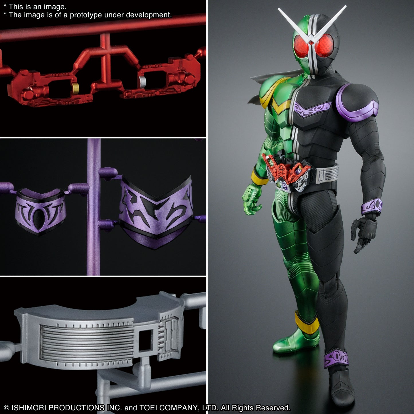 MG FIGURE-RISE ARTISAN KAMEN RIDER DOUBLE CYCLONE JOKER