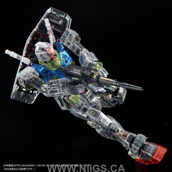 LIMITED Premium Bandai PG UNLEASHED 1/60 RX-78-2 Gundam Clear Color Body armor