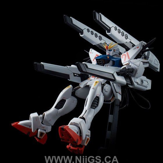 LIMITED Premium Bandai MG 1/100 GUNDAM F91 ver2.0 BACK CANON TYPE & TWIN V.S.B.R. SET UP TYPE