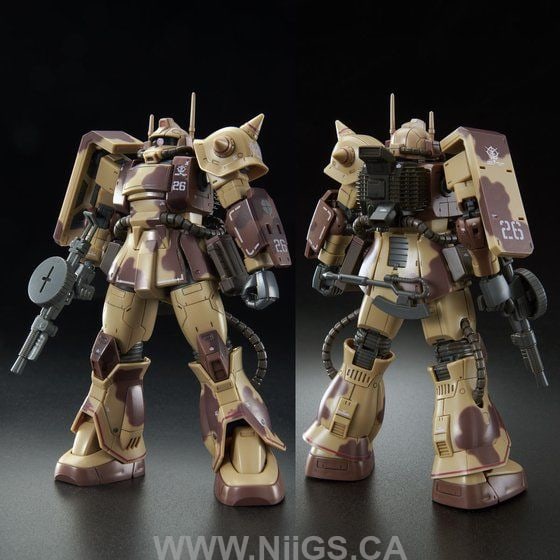 LIMITED Premium Bandai HG 1/144 Zaku Desert Type (Double Antenna Specification)
